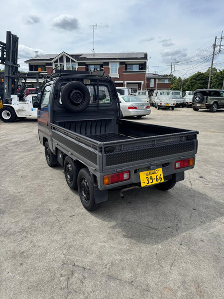 Dark gray 1994 Honda Acty 4x4 kei truck, photo 6 of 11