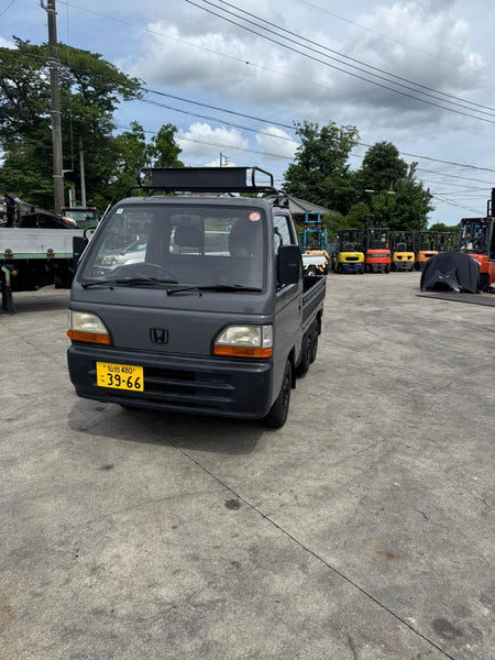 Dark gray 1994 Honda Acty 4x4 kei truck, photo 2 of 11
