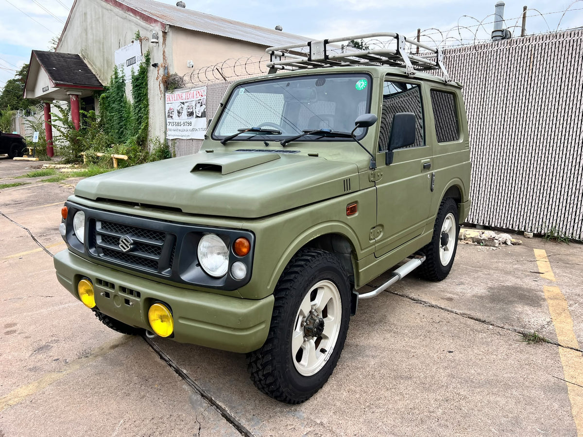 Green 1997 Suzuki Jimny 4x4 kei SUV, photo 3 of 14