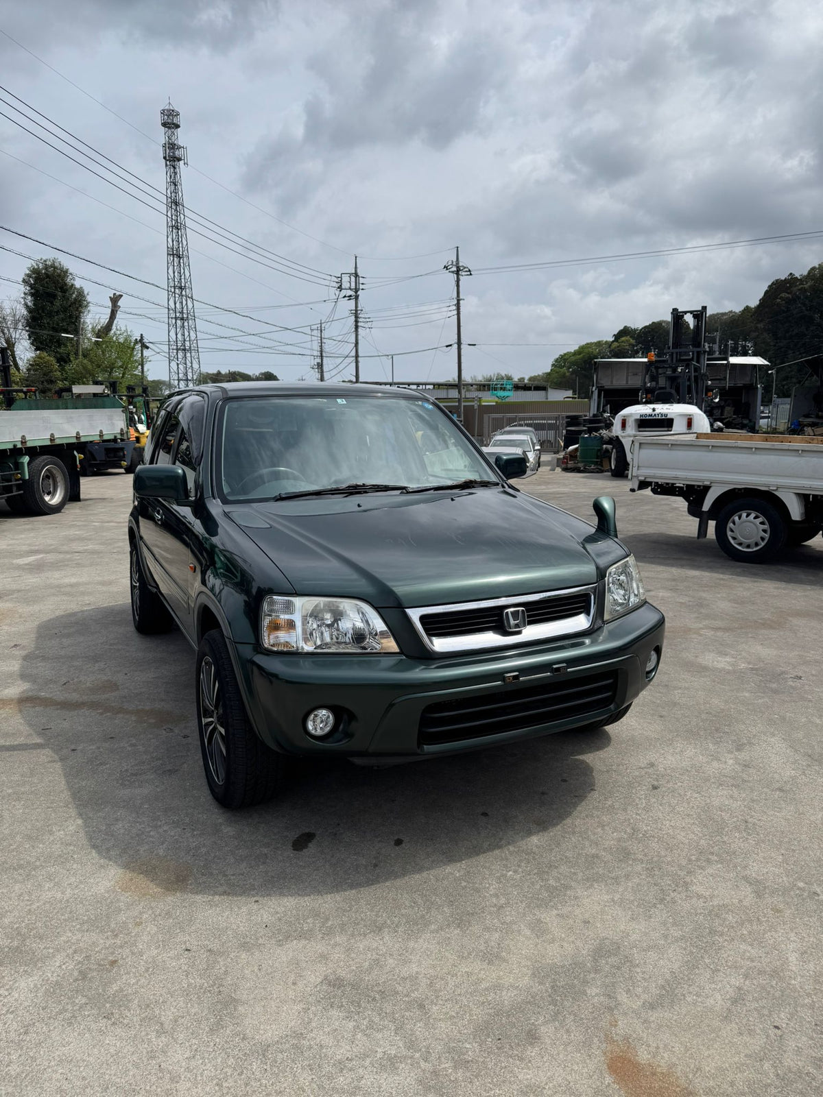 Green 1999 Honda CR-V 4WD SUV, photo 1 of 18