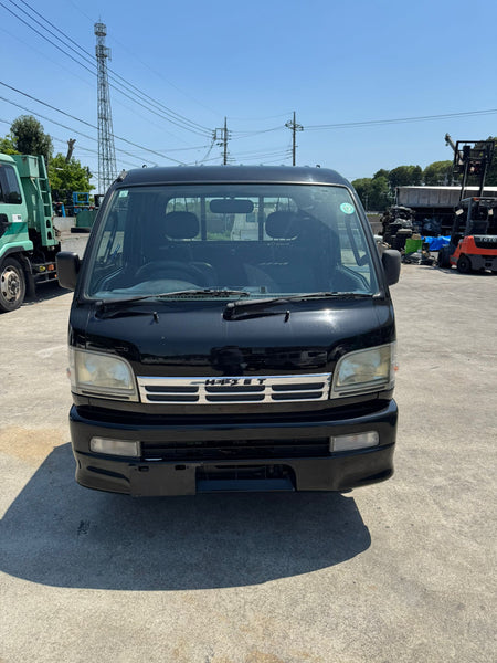 Black 2001 Daihatsu Hijet 4x2 kei truck, photo 2 of 15