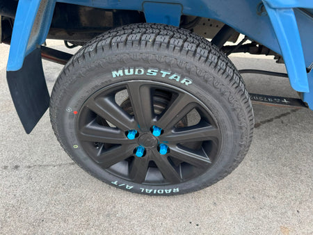 Blue 2000 Daihatsu Hijet 4x4 kei truck, photo 6 of 12