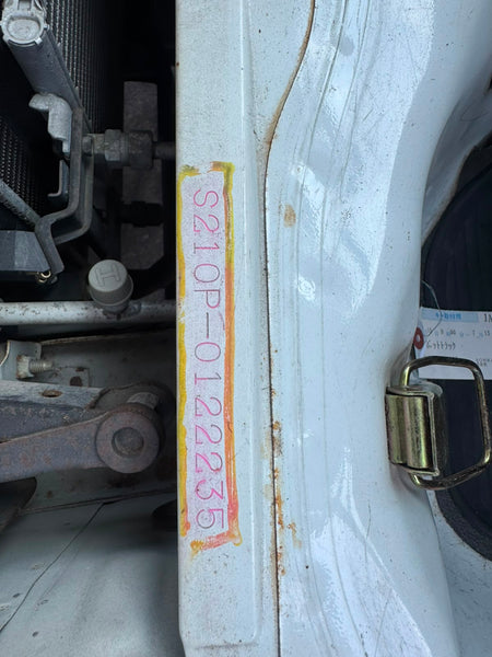 White 2001 Daihatsu Hijet 4x4 M/T kei truck, photo 12 of 13