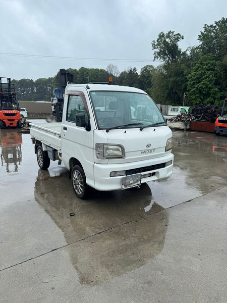 White 2001 Daihatsu Hijet 4x4 M/T kei truck, photo 2 of 13