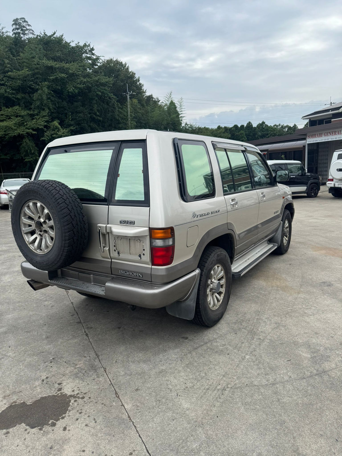 Beige 2001 Isuzu Bighorn Diesel 4WD SUV, photo 7 of 19