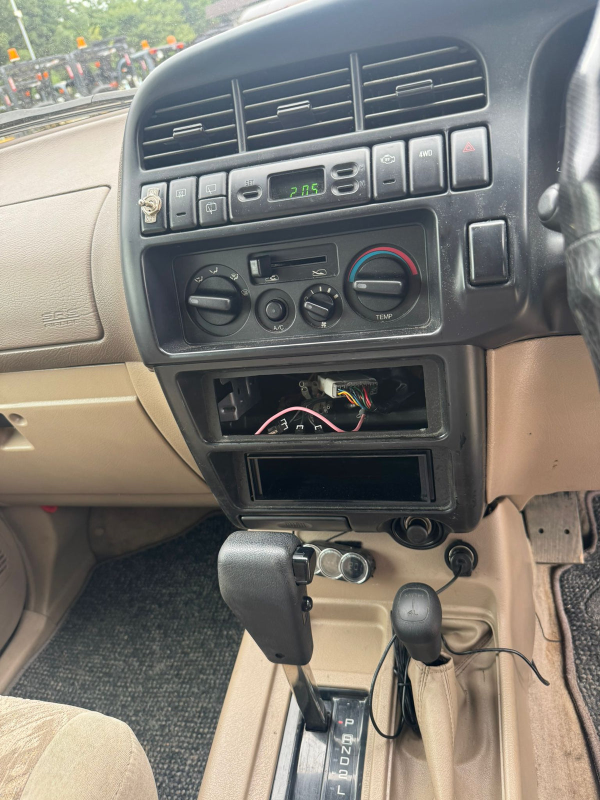 Beige 2001 Isuzu Bighorn Diesel 4WD SUV, photo 11 of 19