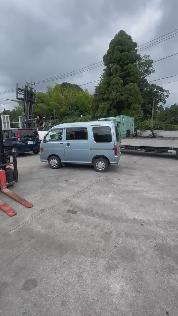 Light blue 1998 Daihatsu Hijet Van 4x2, video